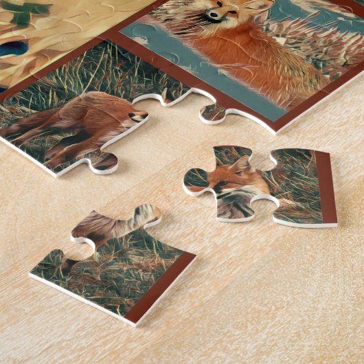 Red Fox Collage Legpuzzel (Zijkant)