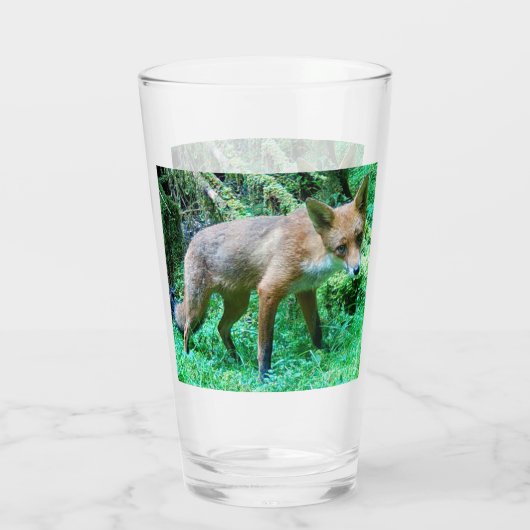 Red Fox Cub Glas (Achterkant)