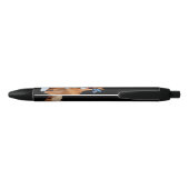 Red Fox Custom Zwarte Trim Pen, zwarte inkt Pen (Achterkant)