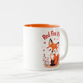 Red Fox: de meester van de adaptatie Tweekleurige Koffiemok (Voorkant rechts)