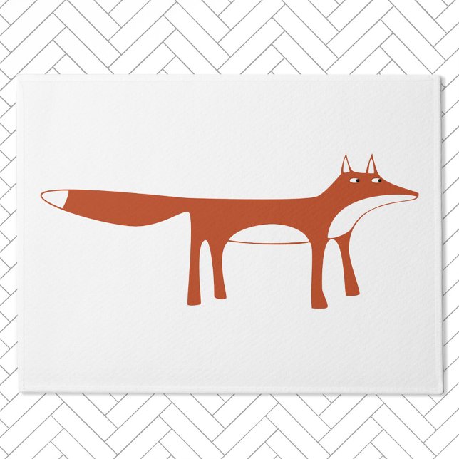 Red Fox Deurmat (Red fox door mat)