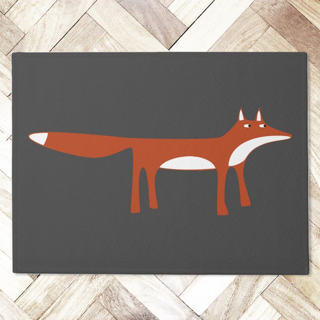 Red Fox Deurmat (Red Fox doormat for wildlife and animal lovers)