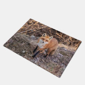 Red Fox dichtbij en persoonlijk Deurmat (Schuin)