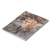 Red Fox dichtbij en persoonlijk Notitieblok (Linkerzijde)