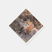 Red Fox dichtbij en persoonlijk Servetten (Hoek)