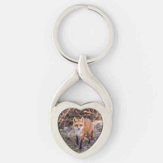 Red Fox dichtbij en persoonlijk Sleutelhanger (Voorkant)