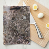 Red Fox dichtbij en persoonlijk Theedoek (Quarter Fold)