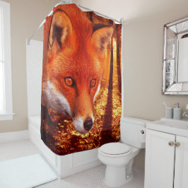 Red Fox Douchegordijn