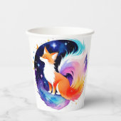 Red Fox Dreams Verjaardag Papieren Bekers (Voorkant)