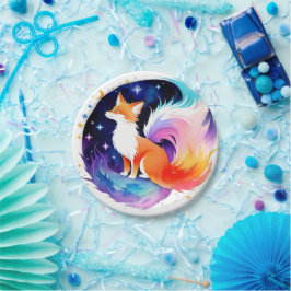 Red Fox Dreams Verjaardag Papieren Bordje