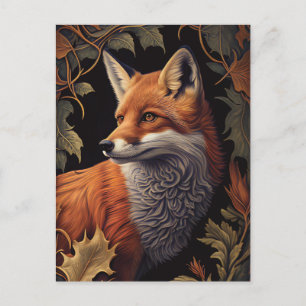 Red Fox   Elegant Wildlife Animal Portret Briefkaart