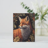 Red Fox | Elegant Wildlife Animal Portret Briefkaart (Staand voorkant)