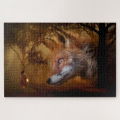 Red Fox en Girl Legpuzzel (Horizontaal)