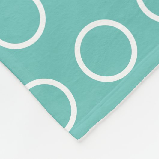 Red Fox en Sun Bord Groen Fleece Deken (Hoek)