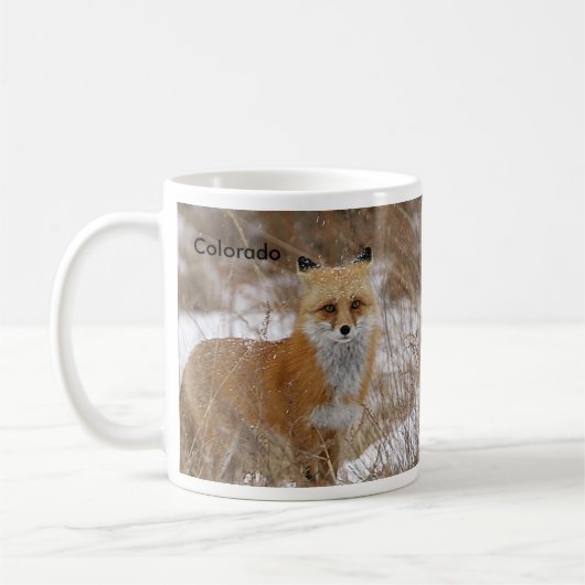 Red Fox en Tracks Koffiemok (Links)