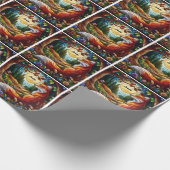 Red Fox en zon en bos Cadeaupapier (Hoek)