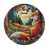 Red Fox en zon en bos Snijplank (Voorkant)