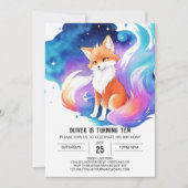 Red Fox Enchantment Verjaardag Kaart (Voorkant)