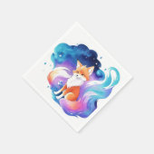 Red Fox Enchantment Verjaardag Servet (Hoek)