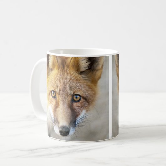 Red Fox Face, close-up Mok (Voorkant links)
