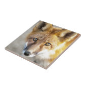 Red Fox Face, close-up Tegeltje (Zijkant)