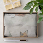 Red Fox Fern Mushroom Woodland Forest Decoupage Tissuepapier (Geschenk)