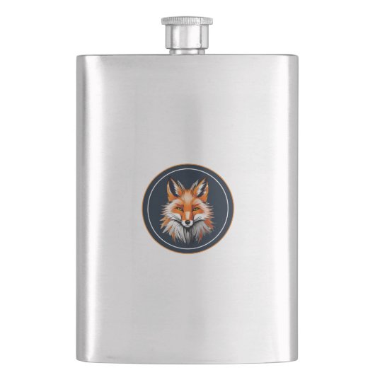 Red Fox Flask Flacon (Voorkant)