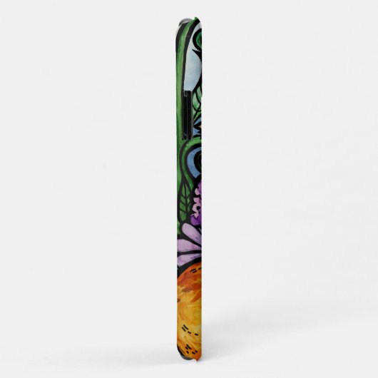 Red Fox Floral Nature Art Case-Mate iPhone Case (Achterkant/rechts)