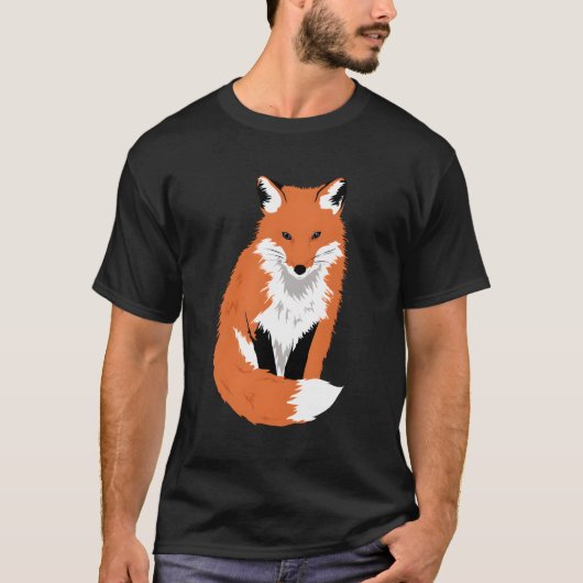 Red Fox Forest Dier T-shirt (Voorkant)