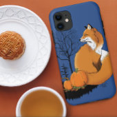 Red Fox Forest pompoenen Case-Mate iPhone Case