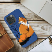 Red Fox Forest pompoenen Case-Mate iPhone Case