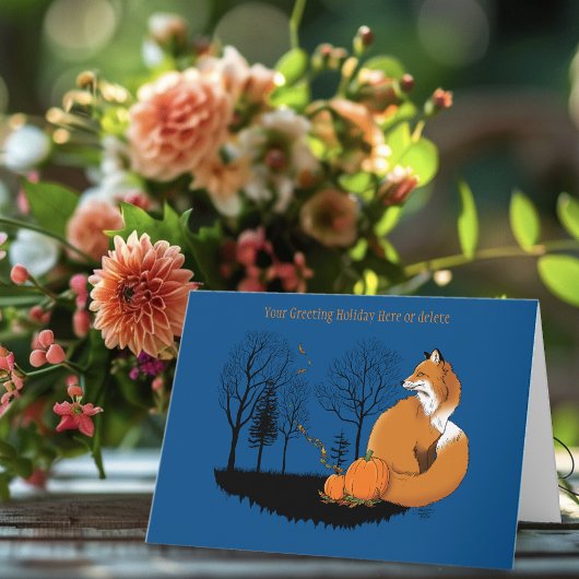 Red Fox Forest pompoenen Kaart