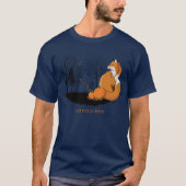 Red Fox Forest pompoenen T-shirt (Voorkant)