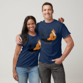 Red Fox Forest pompoenen T-shirt (Unisex)