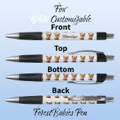 Red Fox, Fun Wildlife Animal Kantoor Supply Wit Pen