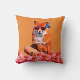 Red fox Funny Schattige Art Sierkussen