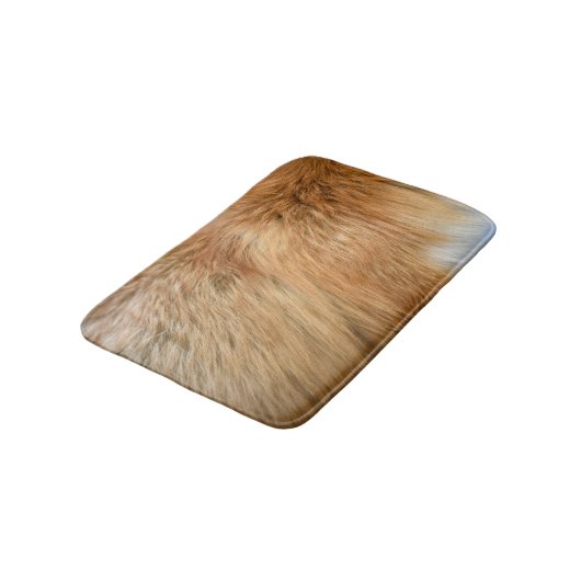 Red Fox Fur Pattern Tegel Badmat (Gekanteld)
