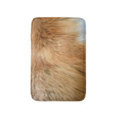 Red Fox Fur Pattern Tegel Badmat (Voorkant Verticaal)