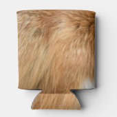 Red Fox Fur Pattern Tegel Blikjeskoeler (Achterkant)