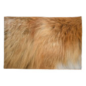 Red Fox Fur Pattern Tegel Kussensloop (Achterkant)