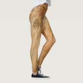 Red Fox Fur Pattern Tegel Leggings (Rechts)