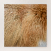 Red Fox Fur Pattern Tegel Legpuzzel (Verticaal)