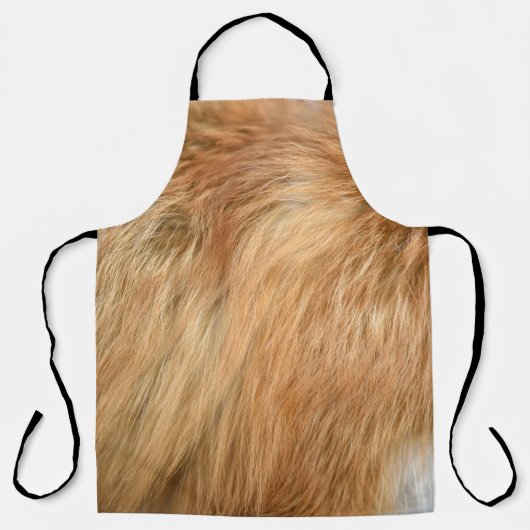 Red Fox Fur Pattern Tegel Schort (Voorkant)