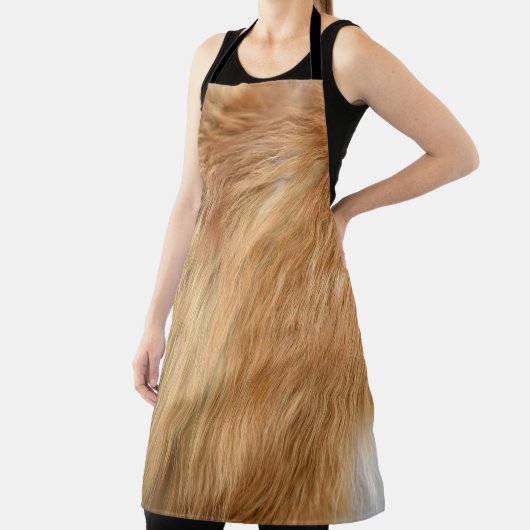 Red Fox Fur Pattern Tegel Schort (Insitu)