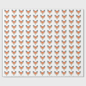 Red Fox - glanzend omslagpapier, 30 x 15 inch Cadeaupapier (Vlak)