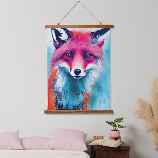 Red Fox Hangend Wandkleed (Slaapkamer)