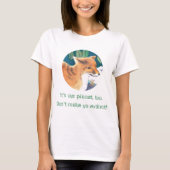 Red Fox "Het is ook mijn planeet!" T-shirt (Voorkant)