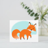 Red Fox Holiday Briefkaart (Staand voorkant)