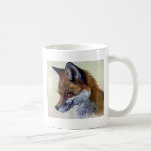 Red Fox (hoofdstudie) Koffiemok (Rechts)