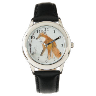 Red Fox Horloge